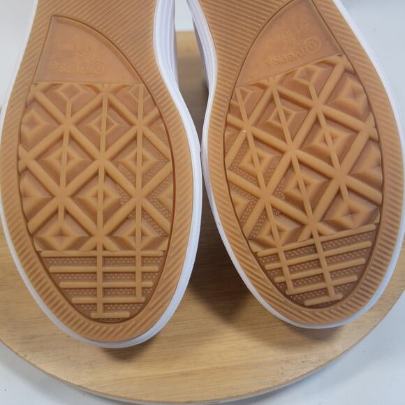 Converse All Star Chuck Taylor High Skateboarding Sneakers Shoes Women 8.5 Tan - Picture 11 of 14